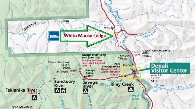 White Moose Lodge 힐리 외부 사진